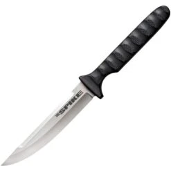 Cold Steel 53NHS Tokyo Spike Fixed Blade Knife With Black Grooved Faux G-10 Handles
