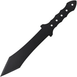 Cold Steel 80TGS Gladius Thrower Fixed Blade Knife With Black Finish S50C Stainless Construction