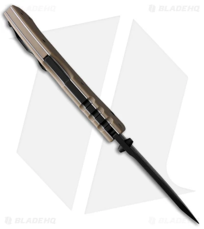 Cold Steel 4 Max Scout Tri-Ad Lock Knife Desert Tan Griv-Ex (4" Black) 4 Cold Steel 4 Max Scout Tri-Ad Lock Knife Desert Tan Griv-Ex (4" Black) - Image 2