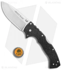 Cold Steel 4-Max Scout Tri-Ad Lock Knife Black Griv-Ex (4" Stonewash) 62RQ -Knives World Shop Cold Steel 4 Max Scout Tri Ad Black G 10 SW 62RQ BHQ 106775 jr bottlecap