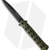 Cold Steel 4" Ti-Lite Liner Lock Knife Green Zytel (4" Black) -Knives World Shop Cold Steel 4in Ti Lite Zy Ex Handle od green black BHQ 158047 jr