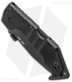 Cold Steel AK-47 Lockback Knife Black G-10 (3.5" Black S35VN) 58M -Knives World Shop Cold Steel AK 47 LB Black G 10 Black BHQ 87365 jr spine