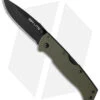 Cold Steel Air Lite Drop Point Lockback Knife OD Green G-10 (3.4" Black) -Knives World Shop Cold Steel Air Lite DP OD Green Black BHQ 175063 jr