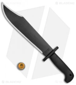 Cold Steel Black Bear Bowie Fixed Blade Knife (12" Black) 97SMBWZ -Knives World Shop Cold Steel Black Bear Bowie Black 97SMBWZ BHQ 52042 jr bottlecap