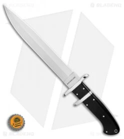 Cold Steel Black Bear Classic D/E Fixed Blade Knife Black G-10 (8.25" San Mai) -Knives World Shop Cold Steel Black Bear Classic D E Fixed Blade Knife G 10 8.25 VG 10 35AR BHQ 106719 LS Bottlecap