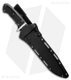 Cold Steel Black Bear Classic D/E Fixed Blade Knife Black G-10 (8.25" San Mai) -Knives World Shop Cold Steel Black Bear Classic D E Fixed Blade Knife G 10 8.25 VG 10 35AR BHQ 106719 LS Sheath