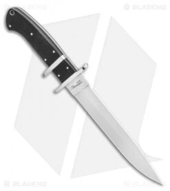 Cold Steel Black Bear Classic D/E Fixed Blade Knife Black G-10 (8.25" San Mai) -Knives World Shop Cold Steel Black Bear Classic D E Fixed Blade Knife G 10 8.25 VG 10 35AR BHQ 106719 LS Spine