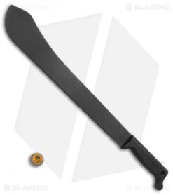 Cold Steel Bolo Machete Fixed Blade (18" Black) 97LBM -Knives World Shop Cold Steel Bolo Machete 18in black 97LBM BHQ 44380 er size