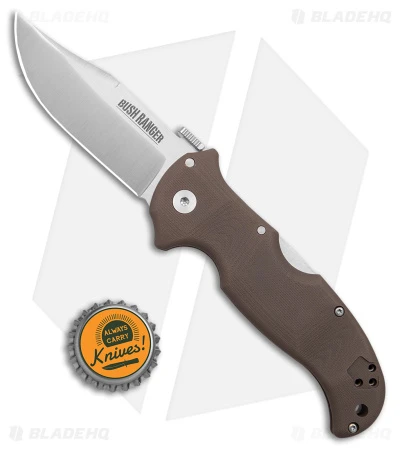 Cold Steel Bush Ranger Tri-Ad Lock Knife FDE G-10 (3.5" Satin S35VN) 31A 6 Cold Steel Bush Ranger Tri-Ad Lock Knife FDE G-10 (3.5" Satin S35VN) 31A - Image 4