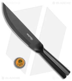Cold Steel Bushman Fixed Blade Knife Carbon Steel (7" Black) -Knives World Shop Cold Steel Bushman Fixed Blade Black BHQ 105615 jr bottlecap
