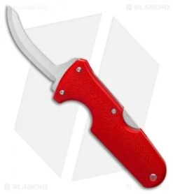 Cold Steel Click-N-Cut Slock Master Skinner Knife Red ABS (2.5" SW) -Knives World Shop Cold Steel Click N Cut Slock Master Skinner Knife Red BDS 2.5 Satin 40AT BHQ 121229 LS Blade2