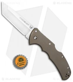 Cold Steel Code-4 Tanto Lockback Knife (3.5" Satin S35VN) 58PT -Knives World Shop Cold Steel Code 4 Tanto LB Satin 58PT BHQ 15401 jr bottlecap