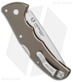 Cold Steel Code-4 Tanto Lockback Knife (3.5" Satin S35VN) 58PT -Knives World Shop Cold Steel Code 4 Tanto LB Satin 58PT BHQ 15401 jr side