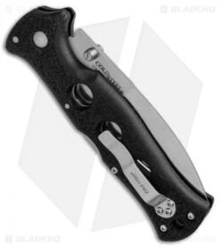 Cold Steel Counter Point I Tri-Ad Lock Knife (3.75" AUS 10A Satin) 10AB -Knives World Shop Cold Steel Counter Point I Tri Ad 10ACLC BHQ 8508 jr side
