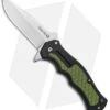 Cold Steel Crawford Model 1 Liner Lock Knife OD Green/Black Zy-Ex (3.6" Satin) -Knives World Shop Cold Steel Crawford Model 1 LL OD Green Black Zy Ex Satin 20MWC BHQ 93281 jr