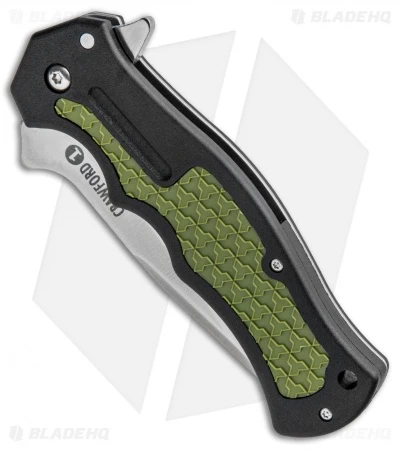 Cold Steel Crawford Model 1 Liner Lock Knife OD Green/Black Zy-Ex (3.6" Satin) 4 Cold Steel Crawford Model 1 Liner Lock Knife OD Green/Black Zy-Ex (3.6" Satin) - Image 2