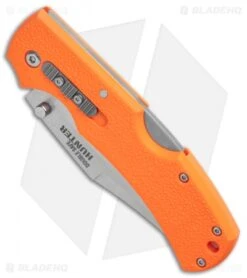 Cold Steel Double Safe Hunter Tri-Ad Lock Knife Orange GFN (3.5" Satin) 23JB -Knives World Shop Cold Steel Double Safe Hunter Tri Ad Lock Orange GFN Satin 23JB BHQ 121195 jr spine