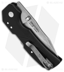 Cold Steel Engage ATLAS Lock Knife Clip Point Black GFN (2.5" Stonewash) -Knives World Shop Cold Steel Drifter Atlas Lock Knife Clip Point Black GFN 2in SW BHQ 139969 td side