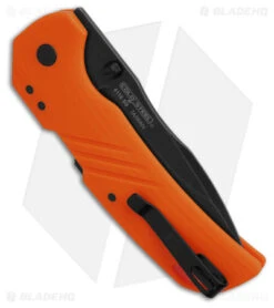 Cold Steel Engage Drop Point ATLAS Lock Knife Blaze Orange GFN (3" Black ) 4116S -Knives World Shop Cold Steel Engage Drop Point ATLAS Lock Knife Blaze Orange GFN 3in Black BHQ 179344 hd side
