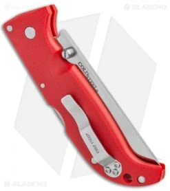 Cold Steel Finn Wolf Lockback Knife Red (3.5" Satin) -Knives World Shop Cold Steel Finn Wolf LB Red Satin BHQ 92340 jr side