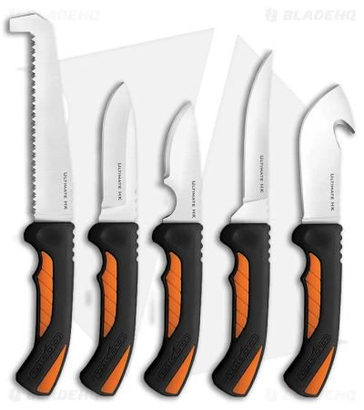 Cold Steel Fixed Blade Hunting Kit / 5-Piece Knife Set Black/Orange (CSFXFLDKIT) 3 Cold Steel Fixed Blade Hunting Kit / 5-Piece Knife Set Black/Orange (CSFXFLDKIT)