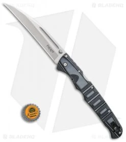 Cold Steel Frenzy III Tri-Ad Lock Knife Black/Gray G-10 (5.5" Satin CPM-S35VN) -Knives World Shop Cold Steel Frenzy III Black Gray G10 satin BHQ 83878 er bottlecap