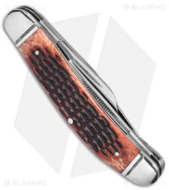 Cold Steel Gentleman's Stockman Slip Joint Knife Jigged Bone (2.5" Satin) -Knives World Shop Cold Steel Gentlemans Stockman Slip Joint Knife jigged Bone 2in Satin BHQ 140029 td side