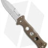 Cold Steel Gunsite Counter Point Tri-Ad Lock Knife Brown (3.75" Satin) -Knives World Shop Cold Steel Gunsite Counter Point Sand SW BHQ 138053 jr