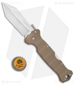 Cold Steel Immortal Lock Back Knife Coyote Tan G-10 (4" Satin) 23HVB -Knives World Shop Cold Steel Immortal G 10 Coyote Tan 23GVB BHQ 52012 jr bottlecap