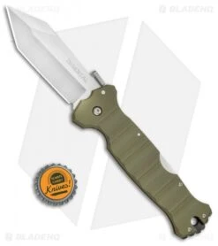 Cold Steel Immortal Lockback Knife OD Green G-10 (4" Satin) 23GVG -Knives World Shop Cold Steel Immortal G 10 OD Green 23GVG BHQ 52013 jr bottlecap