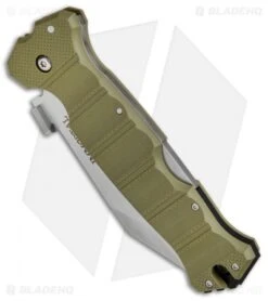 Cold Steel Immortal Lockback Knife OD Green G-10 (4" Satin) 23GVG -Knives World Shop Cold Steel Immortal G 10 OD Green 23GVG BHQ 52013 jr spine
