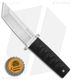 Cold Steel Kyoto I Fixed Blade Knife Tanto (3.25" Satin) 17DA -Knives World Shop Cold Steel Kyoto I Fixed Blade Knife Tanto 3.25 Satin 17DA BHQ 121186 LS Bottlecap