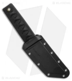 Cold Steel Kyoto I Fixed Blade Knife Tanto (3.25" Satin) 17DA -Knives World Shop Cold Steel Kyoto I Fixed Blade Knife Tanto 3.25 Satin 17DA BHQ 121186 LS Sheath