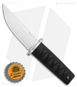 Cold Steel Kyoto II Fixed Blade Knife Drop Point (3.25" Satin) 17DB -Knives World Shop Cold Steel Kyoto II Fixed Blade Knife Drop Point 3.25 Satin 17DB BHQ 121188 LS Bottlecap