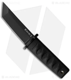 Cold Steel Kyoto II Fixed Blade Knife Tanto Black (3.25" Black)
