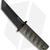 Cold Steel Kyoto II Fixed Blade Knife Tanto OD Green (3.38" Black) -Knives World Shop Cold Steel Kyoto II Fixed Blade Tanto OD Green Black BHQ 174024 jr