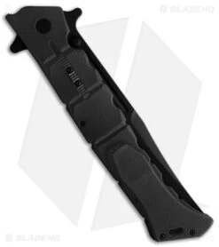 Cold Steel Large Luzon Folding Flipper Knife Black GFN (6" Black) -Knives World Shop Cold Steel Large Luzon Black Black BHQ 174232 jr side