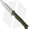 Cold Steel Large Luzon Folding Flipper Knife OD Green GFN (6" Satin) -Knives World Shop Cold Steel Large Luzon OD Green SW BHQ 174476 jr