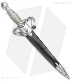 Cold Steel Large Parrying Dagger Fixed Blade Knife (13" Satin) 88EKA -Knives World Shop Cold Steel Large Parrying Dagger Satin 88EKA BHQ 105908 jr sheath