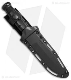 Cold Steel Leatherneck SF Fixed Blade Knife (6.75" Black Powdercoat D2) 39LSFC -Knives World Shop Cold Steel Leatherneck SF fixed blade black powdercoat D2 39LSFC BHQ 52031 er sheath