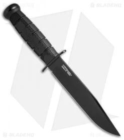 Cold Steel Leatherneck SF Fixed Blade Knife (6.75" Black Powdercoat D2) 39LSFC -Knives World Shop Cold Steel Leatherneck SF fixed blade black powdercoat D2 39LSFC BHQ 52031 er side