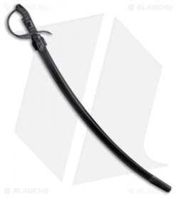 Cold Steel Lynn Thompson Saber W/ Leather Scabbard (32" Black) 88EBTS -Knives World Shop Cold Steel Lynn Thompson Saber leather scabbard Satin BHQ 44179 er sheath