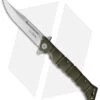 Cold Steel Medium Luzon Folding Flipper Knife OD Green GFN (4" Satin) -Knives World Shop Cold Steel Medium Luzon OD Green SW BHQ 174474 jr
