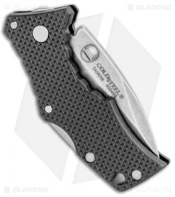Cold Steel Micro Recon 1 Spear Point Tri-Ad Lock Knife (2" Stonewash) 27DS -Knives World Shop Cold Steel Micro Recon 1 SP Tri Ad Lock SW 27DS BHQ 105936 jr side