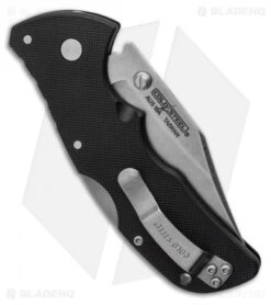 Cold Steel Mini Recon 1 Clip Point Lockback Knife (3" Stonewash) 27TBAC -Knives World Shop Cold Steel Mini Recon 1 Clip Point Lockback Knife 3 Stonewash 27TBAC BHQ 11245 LS Side