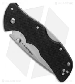 Cold Steel Mini Recon 1 Spear Point Tri-Ad Lock Knife (3" Stonewash) 27BAS -Knives World Shop Cold Steel Mini Recon 1 Spear Point Tri Ad Lock Knife 3 Stonewash 27BAS BHQ 11244 LS Spine