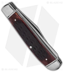 Cold Steel Mini Trapper Slip Joint Knife Jigged Bone (2.7" Satin) -Knives World Shop Cold Steel Mini Trapper BHQ 140037 td side