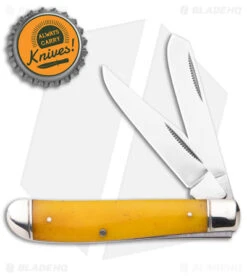 Cold Steel Mini Trapper Slip Joint Knife Yellow Bone (2.7" Satin) 9 Cold Steel Mini Trapper Slip Joint Knife Yellow Bone (2.7" Satin) -Knives World Shop Cold Steel Mini Trapper SJ Yellow Bone Satin BHQ 140035 jr bottlecap