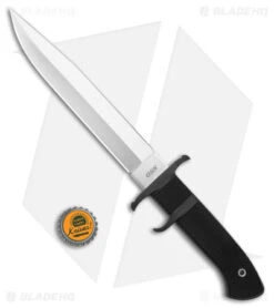 Cold Steel OSS Double-Edged Fighter Fixed Blade Knife (8.25" Satin) 39LSSC -Knives World Shop Cold Steel OSS Double Edged Fighter Fixed Blade Satin BHQ 6867 jr bottlecap