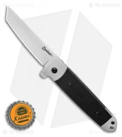 Cold Steel Oyabun Liner Lock Knife Black TPR (3.5" Satin) 26T -Knives World Shop Cold Steel Oyabun Liner Lock Knife Black TPR 3.5 Satin 26T BHQ 121201 LS Bottlecap